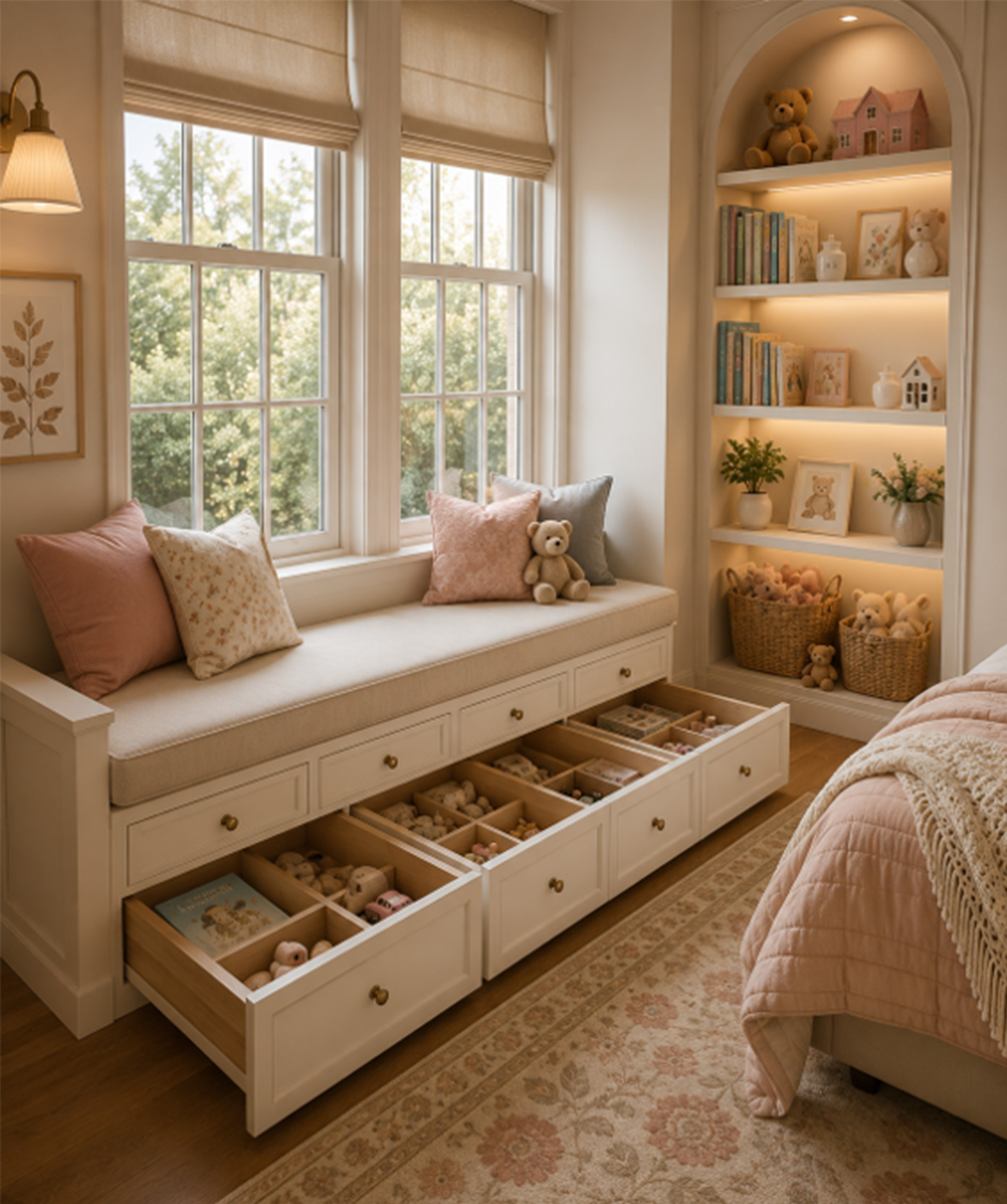 STORAGE WINDOW BENCH
